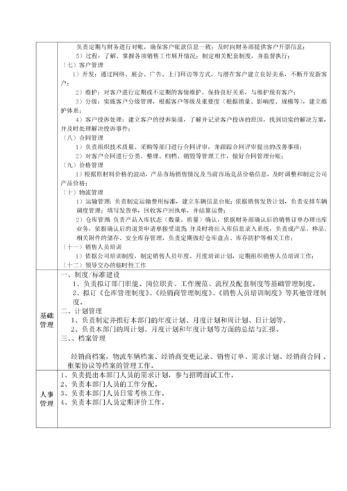 部门职能说明书汇编（定稿版）.docx