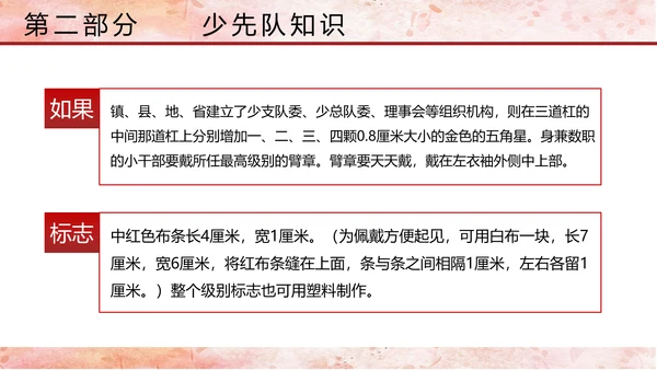 少先队少年先锋队红领巾主题教育党课PPT