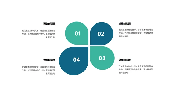 绿色简约风圆环课程教师同步辅导PPT模板