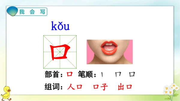 识字3 口耳目   课件