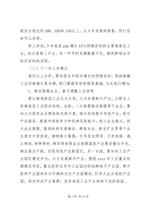 县经济形势分析调研报告 (2).docx