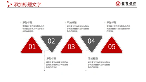 招商银行工作报告通用PPT模板