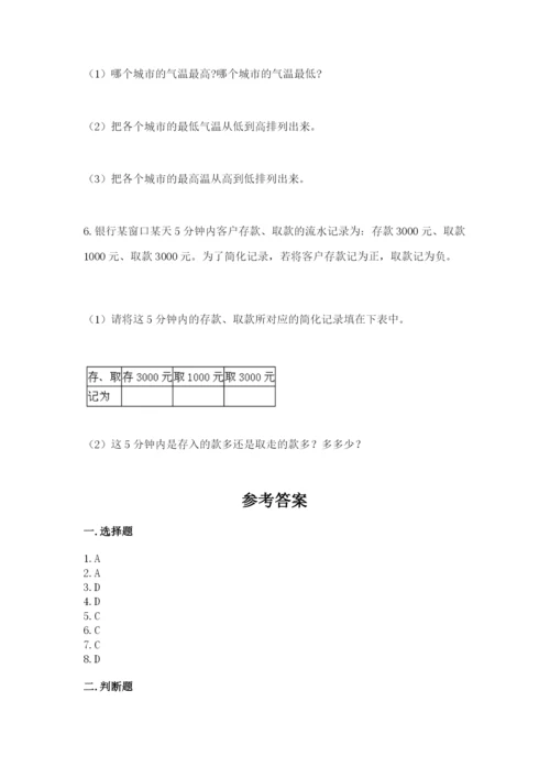 沪教版小学数学六年级下册期末检测试题及答案（网校专用）.docx