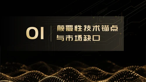 黑金奢华科技风创业创新PPT模板