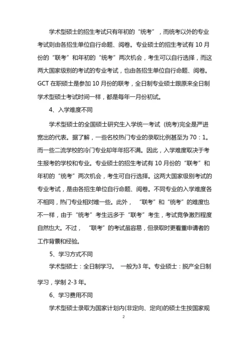 考研和考硕的区别不同有哪些.docx