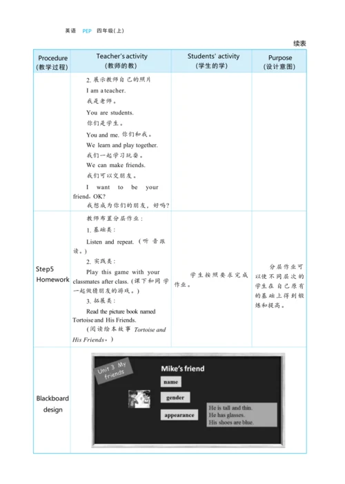 Unit 3 My friends Part B Let's talk Let's  learn大单