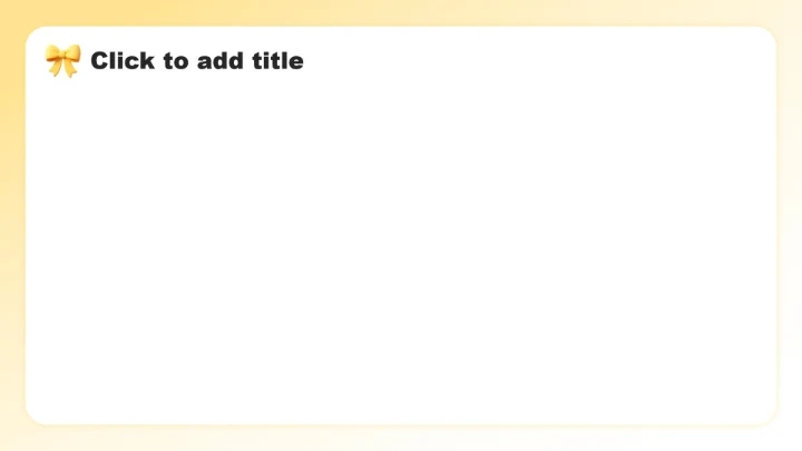 黄色小清新风大学竞选班长自我介绍PPT主题模板