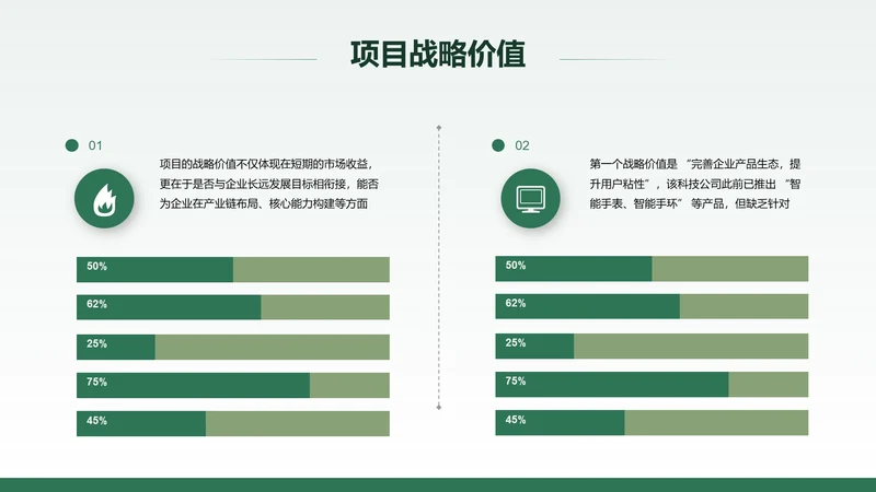 扁平风纯文字PPT列表