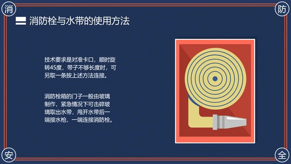 消防安全主题班会灭火器PPT模版