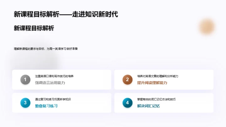 高一英语攻略秘籍