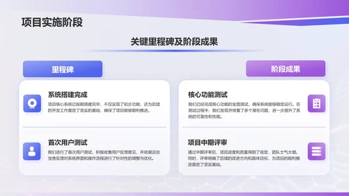 蓝色科技风科技项目汇报PPT模板
