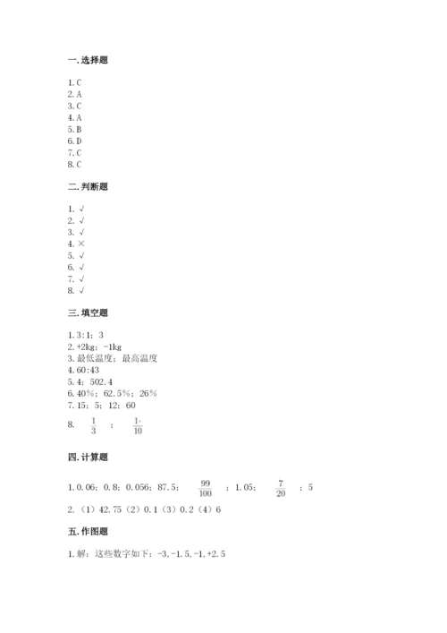 沪教版小学数学六年级下册期末检测试题及参考答案（满分必刷）.docx