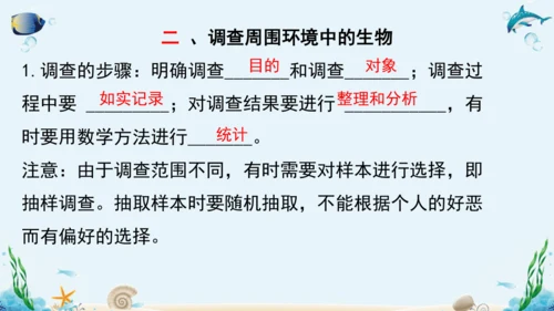 1.1《认识生物》复习课件(18张PPT)