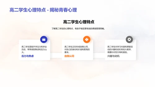 高二教学管理报告PPT模板