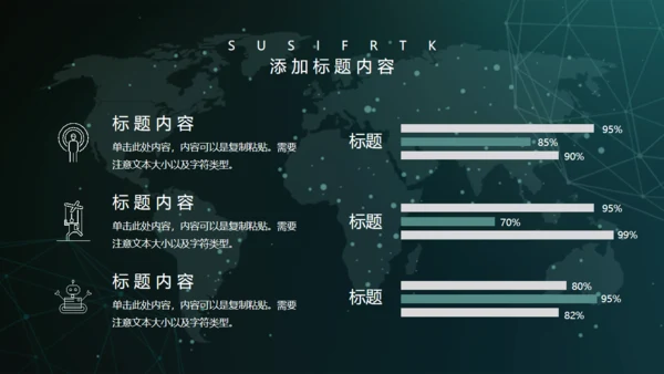 全球化信息科技网络通用PPT模板