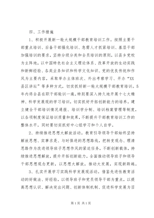 全国党政领导班子建设规划纲要 (2).docx