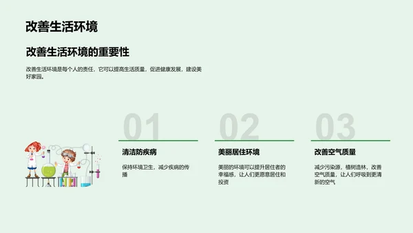 环保知识汇报会PPT模板