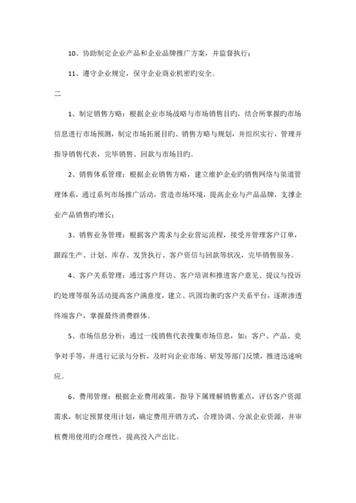 销售部岗位规划图.docx