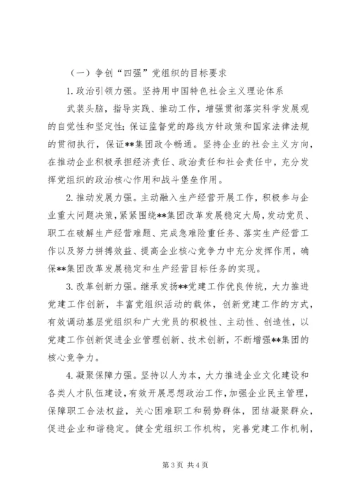 总公司开展争创“四强”党组织、争做“四优”共产党员活动实施意见 (2).docx