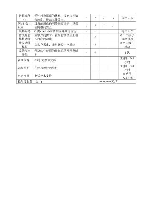 软件项目维护合同范本参考.docx