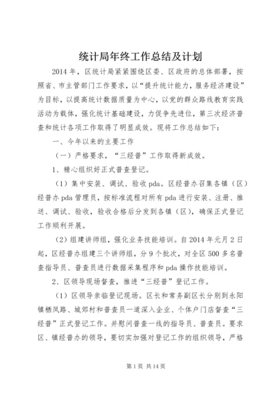 统计局年终工作总结及计划.docx