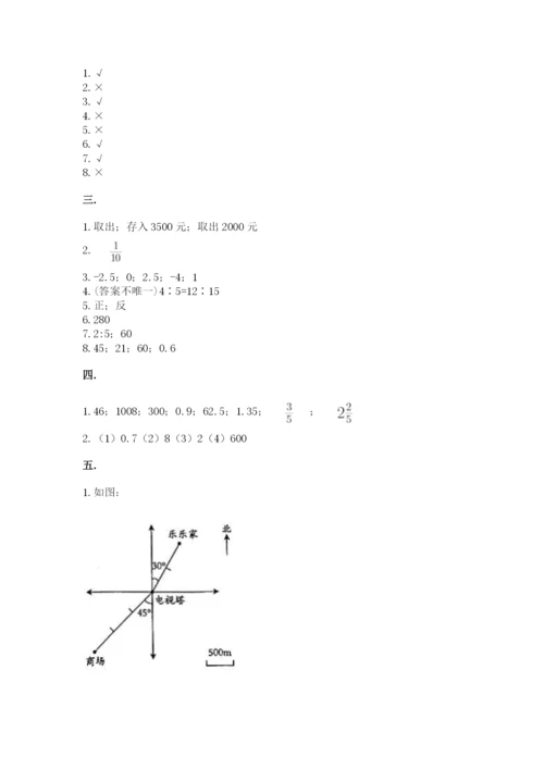 小学毕业班数学检测题带答案（培优a卷）.docx