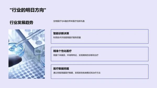 AI应用于生物医疗研究报告PPT模板