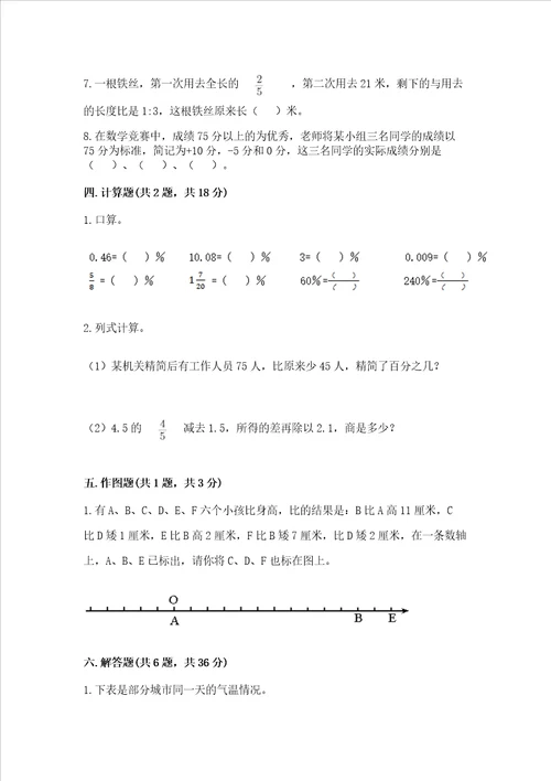 小升初数学期末测试卷b卷