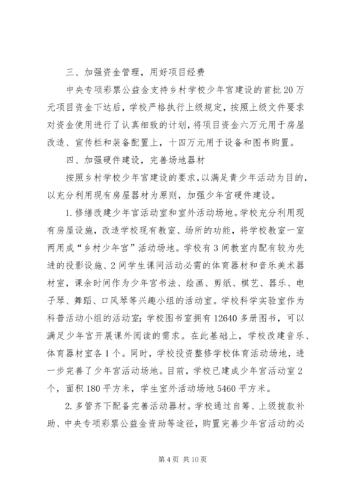 学校少年宫建设工作汇报 (5).docx