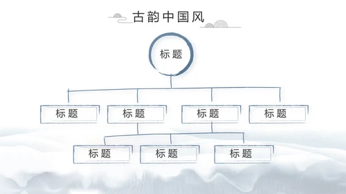 蓝色中国风中国汉字文化介绍动态PPT