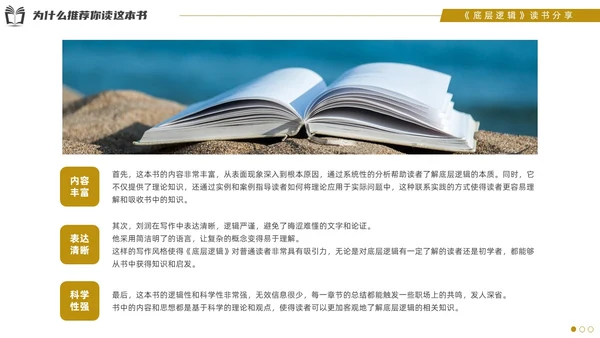 实拍风底层逻辑读书分享PPT