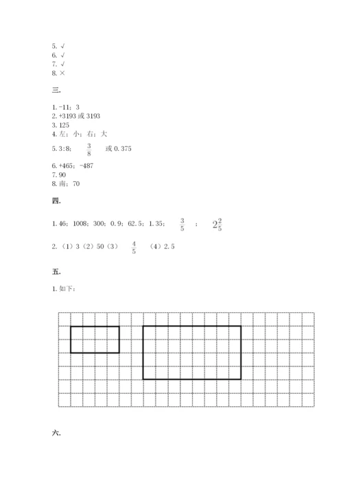 人教版六年级数学小升初试卷及完整答案（易错题）.docx