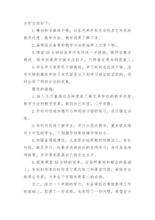 初中英语备课组工作总结.docx