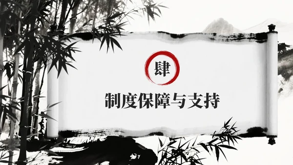 黑色水墨风教师培训会PPT模板