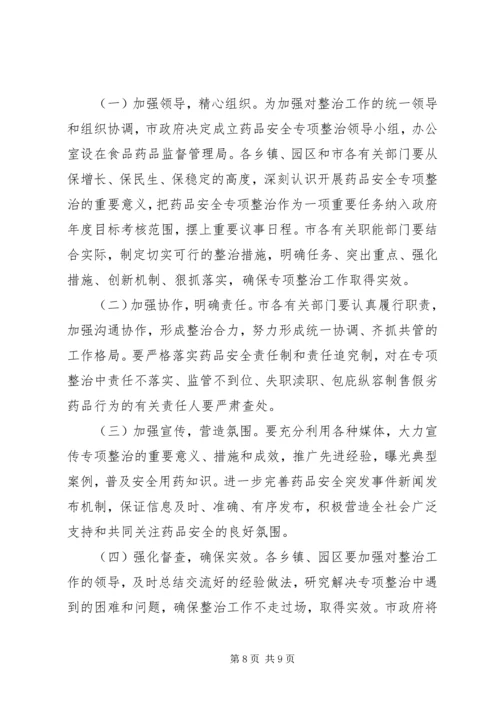 药品安全专项整治工作方案 (4).docx