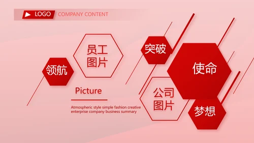 红色喜庆公司一周年庆ppt模板活动策划方案