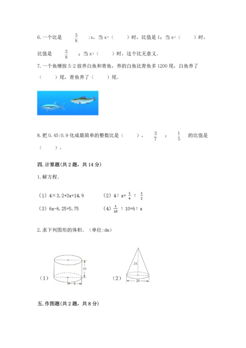 人教版六年级下册数学期末测试卷附答案【能力提升】.docx