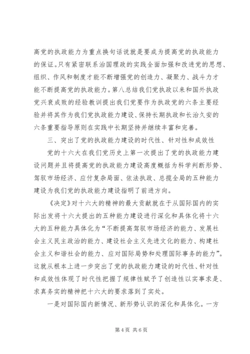 学习十六届四中全会精神思想汇报 (6).docx