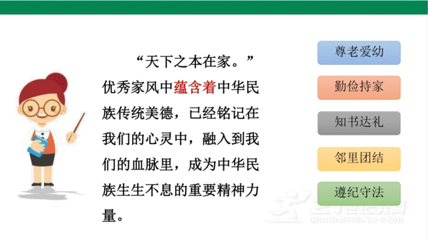 五下3弘扬优秀家风课件（36张PPT)