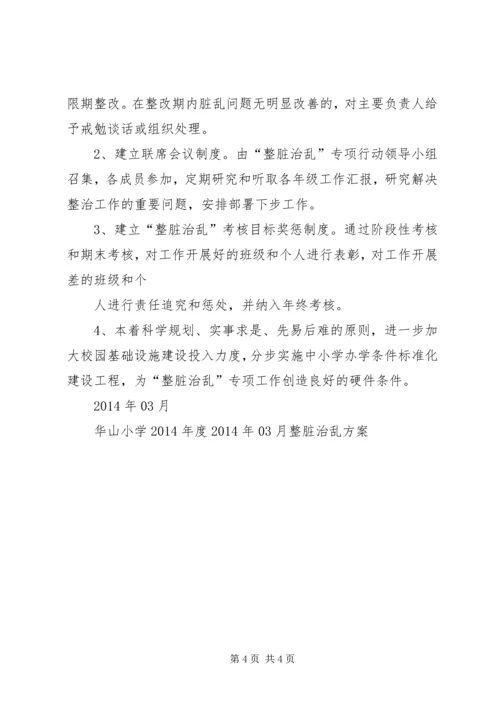 整脏治乱工作计划 (2).docx