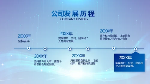 蓝色签约仪式启动大会战略合作策划PPT模板