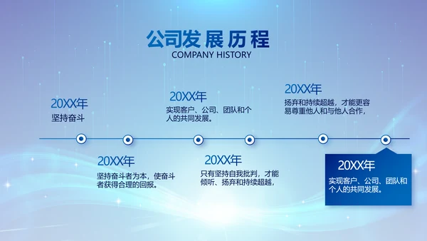 蓝色签约仪式启动大会战略合作策划PPT模板
