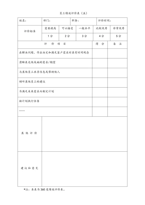 00-最新公司绩效考核表格大全(适合大小公司).docx