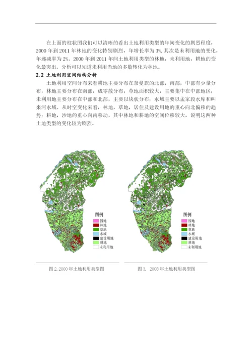 奈曼旗土地利用变化研究本科论文.docx