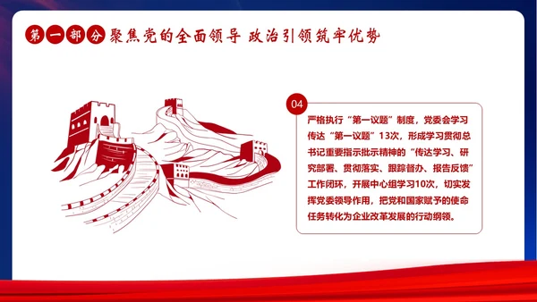 企业党建引领企业党课PPT课件
