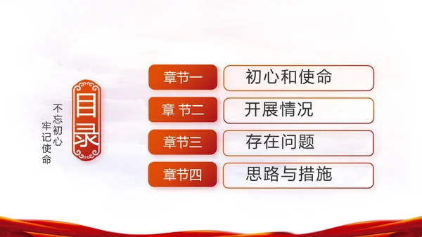 红色党建政协工作报告党课动态PPT
