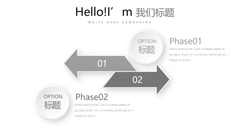 灰色创意公司产品介绍宣传通用PPT动态模板