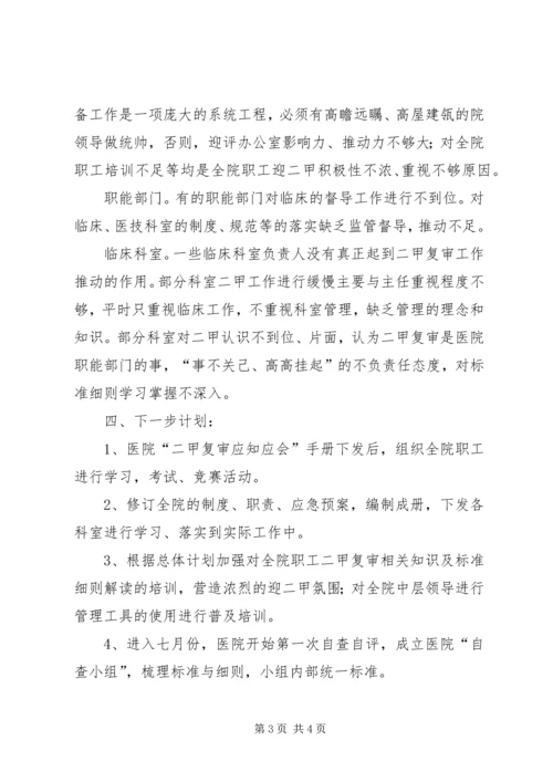 二甲完善规章制度阶段总结.docx