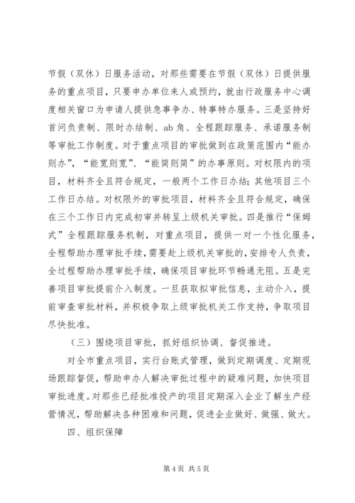 行政中心招商引资指导方案.docx