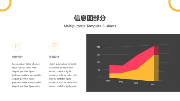 欧美风抽象创意版式公司简介商务PPT模板